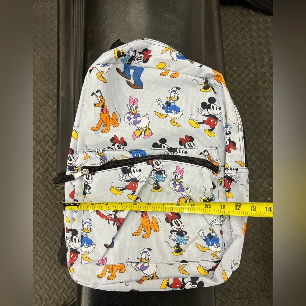 Disney Cartoon Character Print Backpack